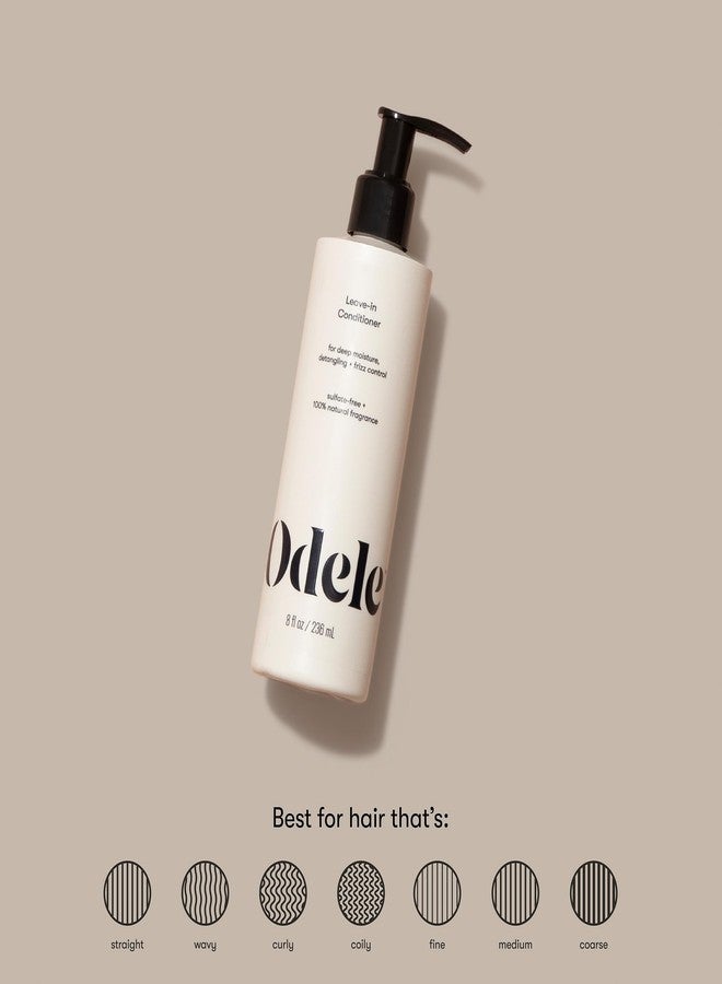 Odele Vegan Leave-In Conditioner, for Deep Moisture, Detangling, Frizz Control, Weightless Shine, and All Hair Types + Textures, 8 fl oz (2-Pack) - Image 3